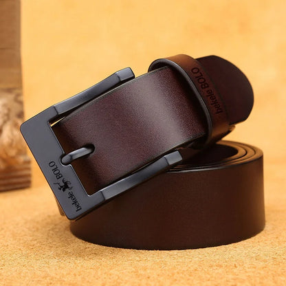 Men's Genuine Leather Belt Luxury Brand Belts for Men High Quality Cowhide Male Strap Waist Belt Cummerbunds Ceinture Homme