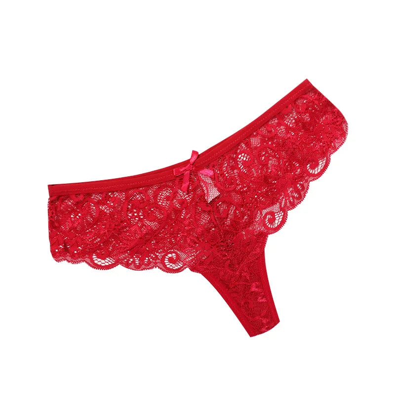 Culotte Femme en Dentelle Transparente
