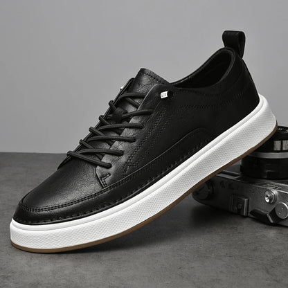 Mocassins Homme Cuir Véritable — Semelle Souple