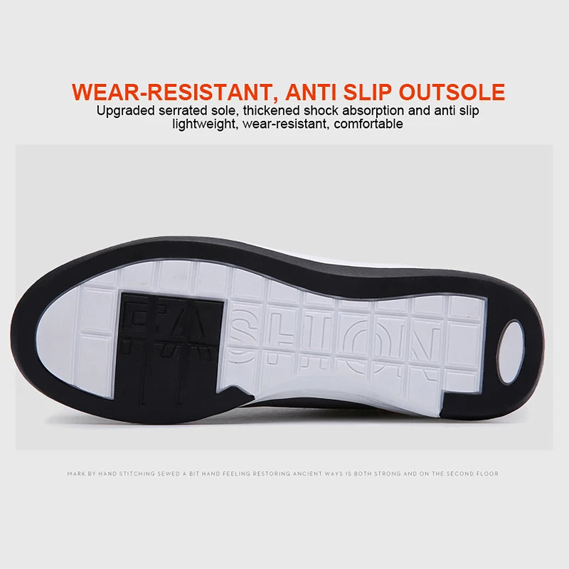 Baskets Sport Cuir Homme — Respirantes & Légères