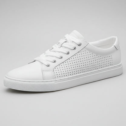 Sneakers Homme Cuir Véritable — Noir Minimaliste