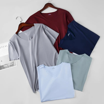 T-shirt Homme Col V