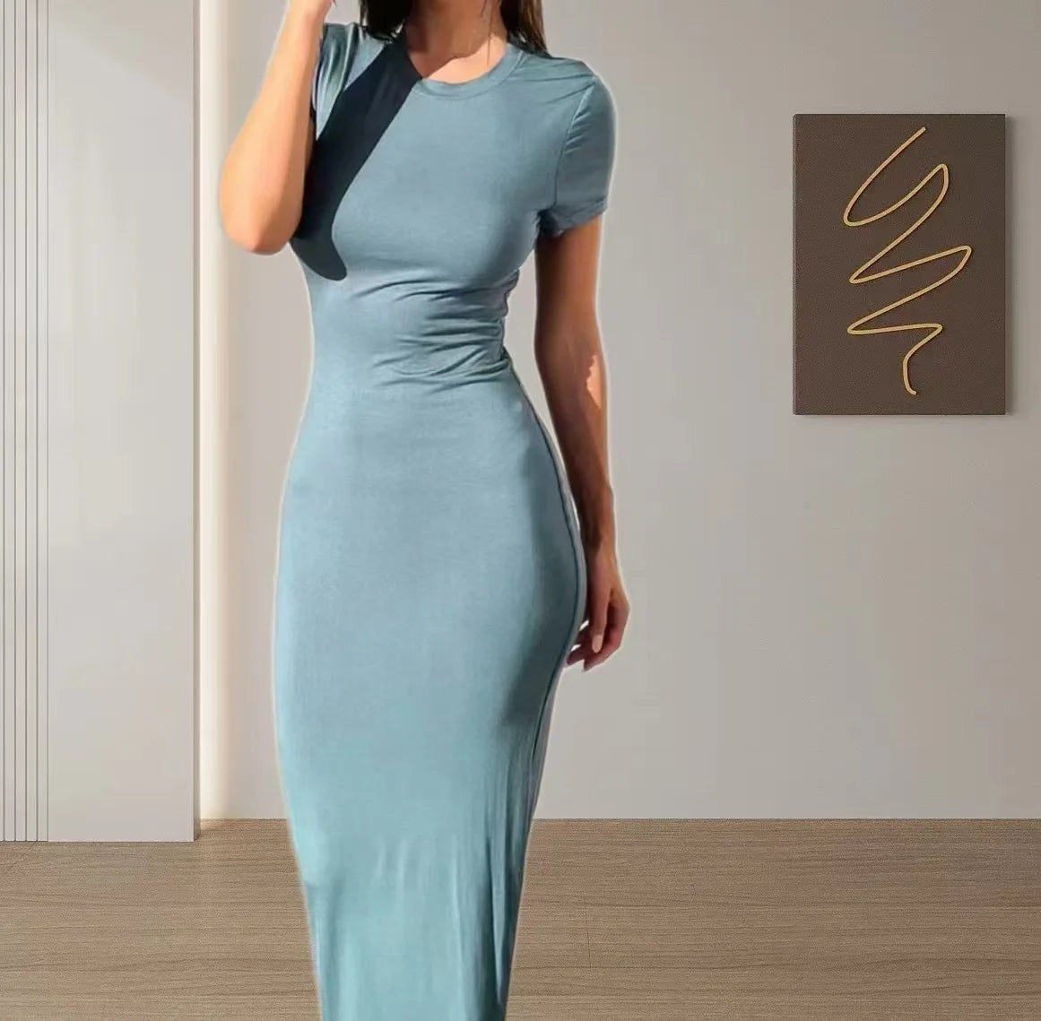 Robe Longue Moulante Femme