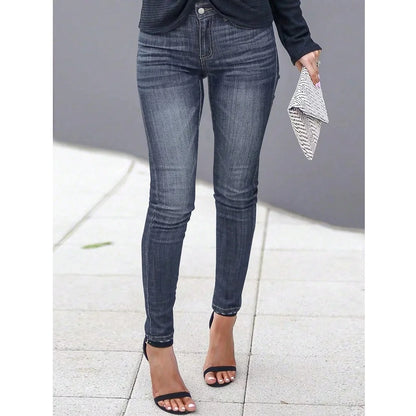 Jean Femme Slim Stretch Skinny – Coupe Crayon Taille Haute