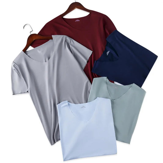 T-shirt Homme Col V