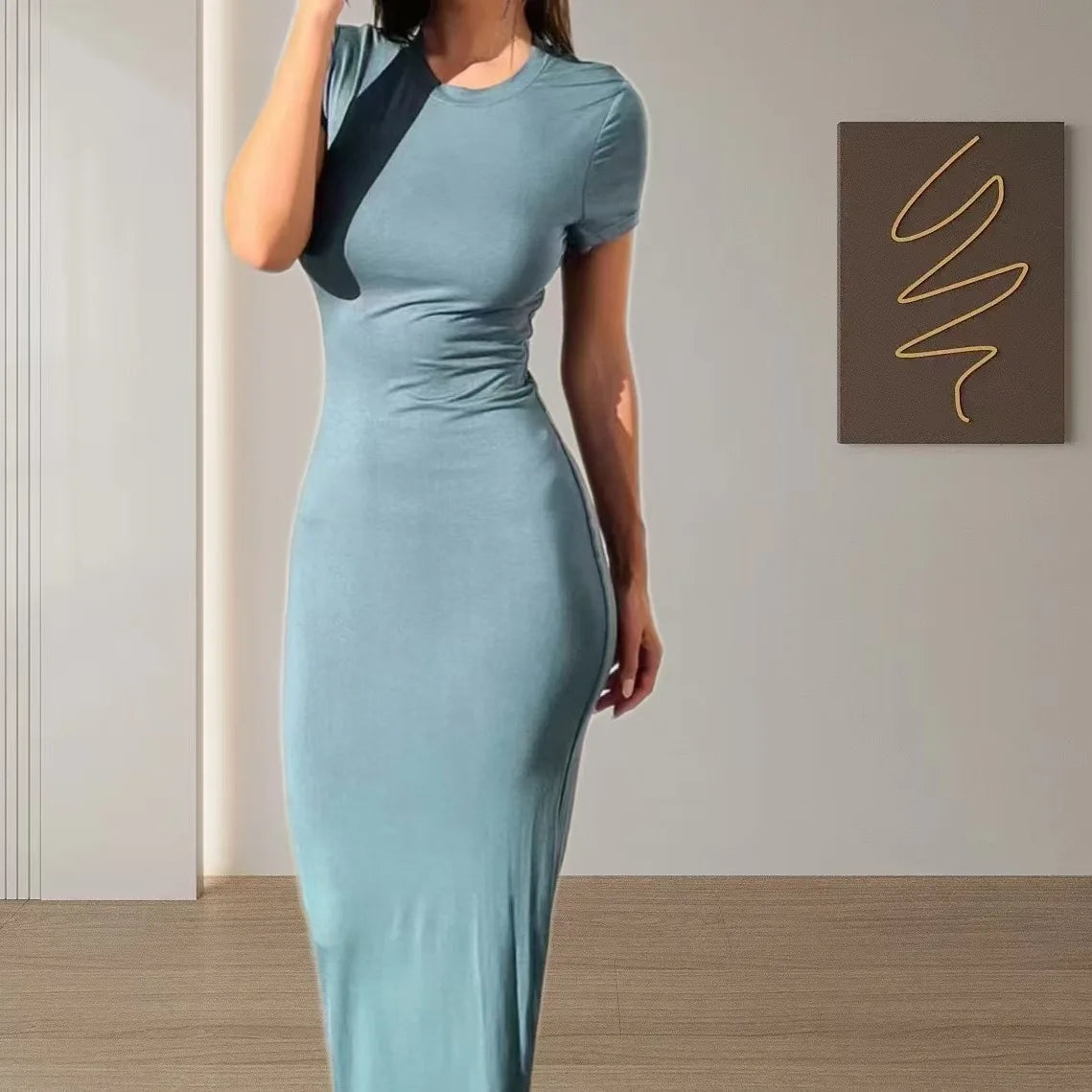 Robe Longue Moulante Femme