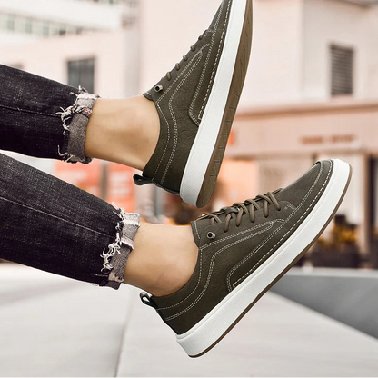 Mocassins Homme Cuir Véritable — Semelle Souple