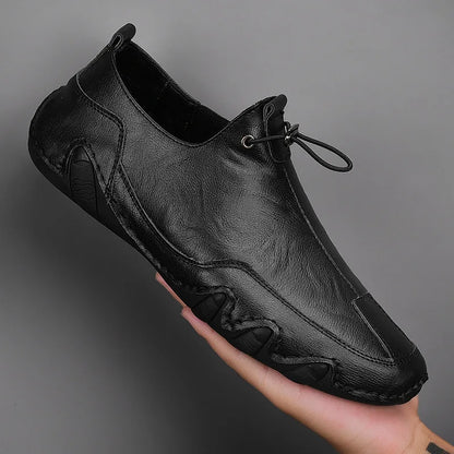 Mocassins Homme Cuir Véritable — Confort Souple