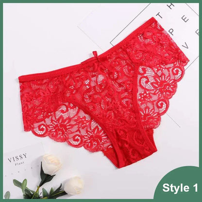 Culotte Femme en Dentelle Transparente