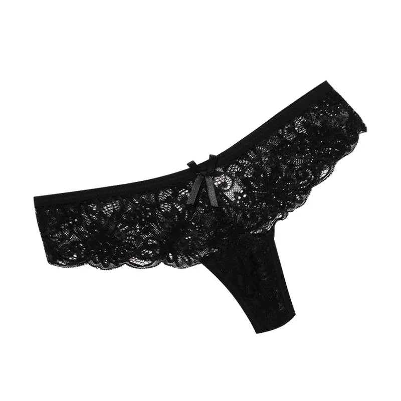 Culotte Femme en Dentelle Transparente