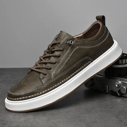 Mocassins Homme Cuir Véritable — Semelle Souple