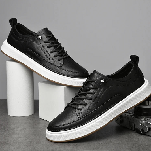 Mocassins Homme Cuir Véritable — Semelle Souple