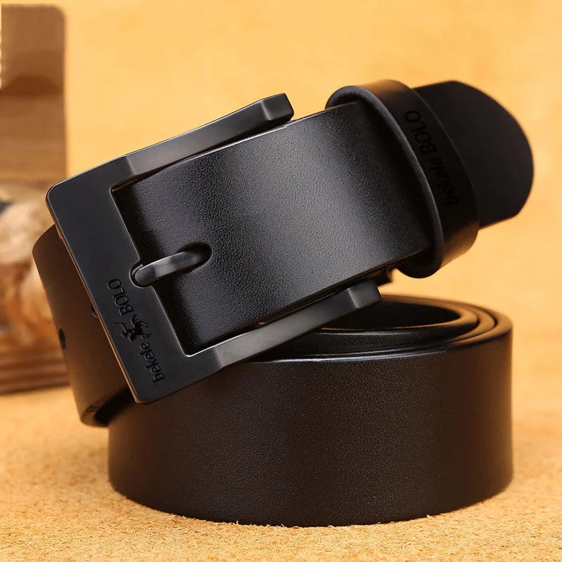 Men's Genuine Leather Belt Luxury Brand Belts for Men High Quality Cowhide Male Strap Waist Belt Cummerbunds Ceinture Homme