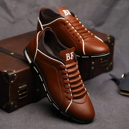 Chaussures casual homme cuir - vue de profil
