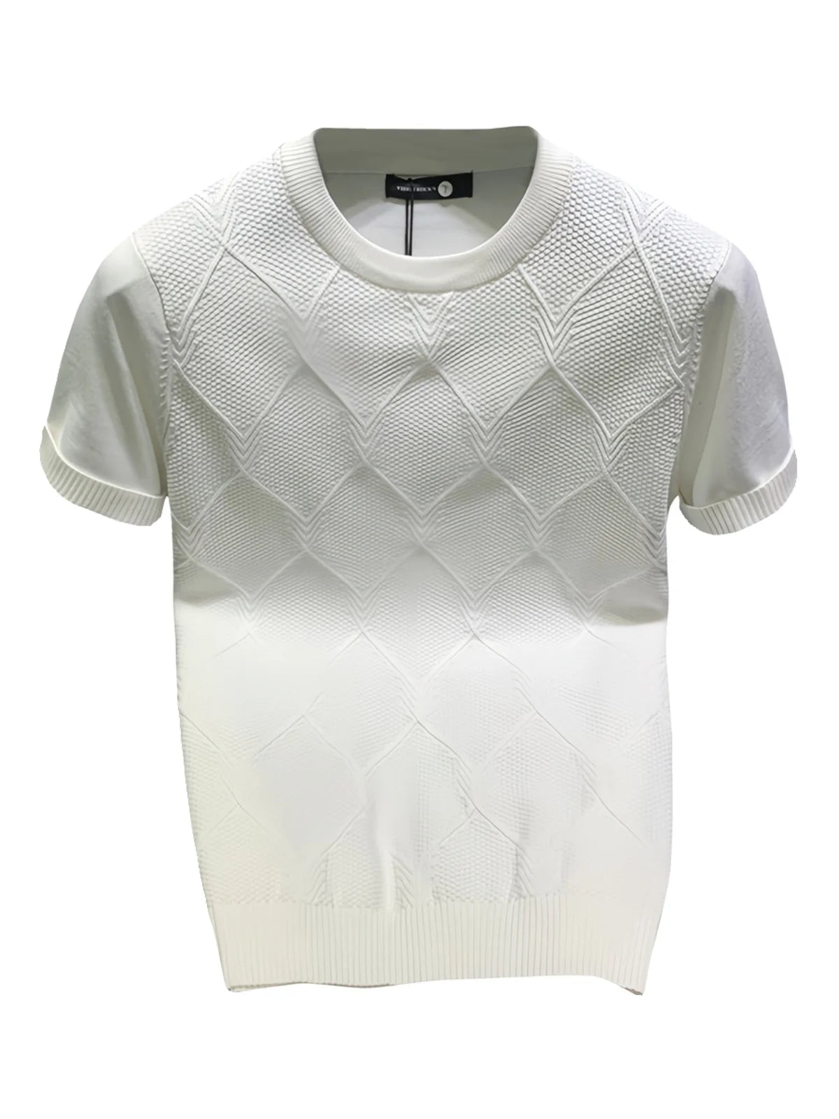 T-shirt Tricot Homme Style Coréen – Coupe Unie Légère