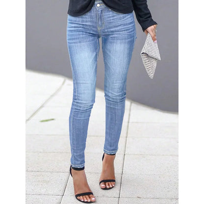 Jean Femme Slim Stretch Skinny – Coupe Crayon Taille Haute