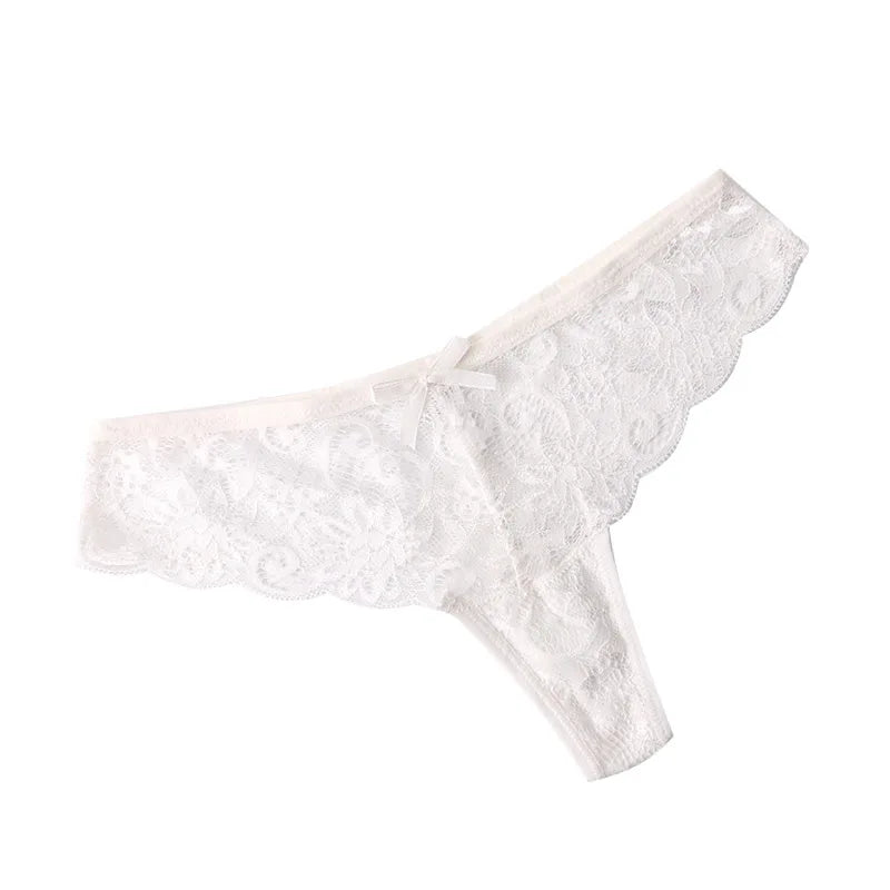 Culotte Femme en Dentelle Transparente