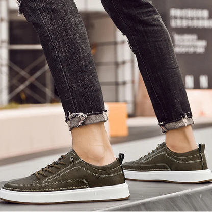 Mocassins Homme Cuir Véritable — Semelle Souple