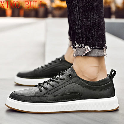 Mocassins Homme Cuir Véritable — Semelle Souple