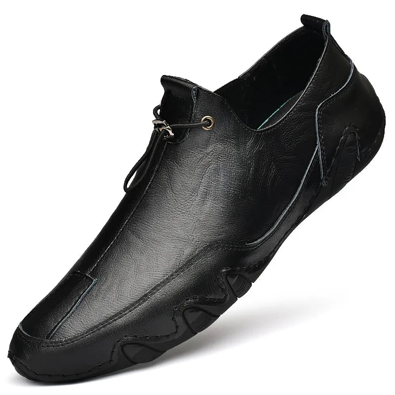 Mocassins Homme Cuir Véritable — Confort Souple