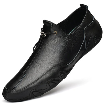 Mocassins Homme Cuir Véritable — Confort Souple