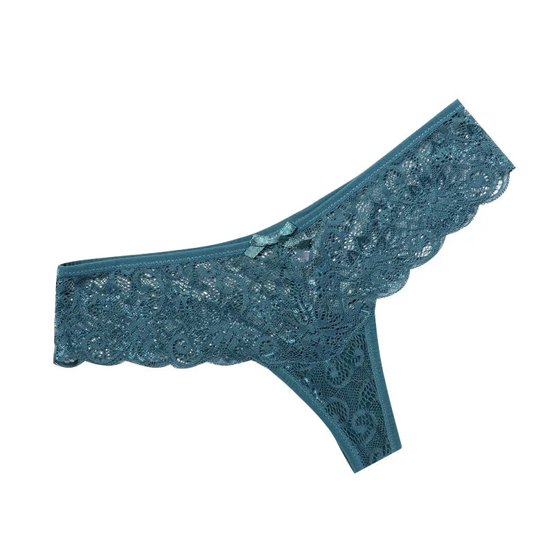 Culotte Femme en Dentelle Transparente