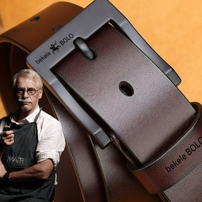 Men's Genuine Leather Belt Luxury Brand Belts for Men High Quality Cowhide Male Strap Waist Belt Cummerbunds Ceinture Homme