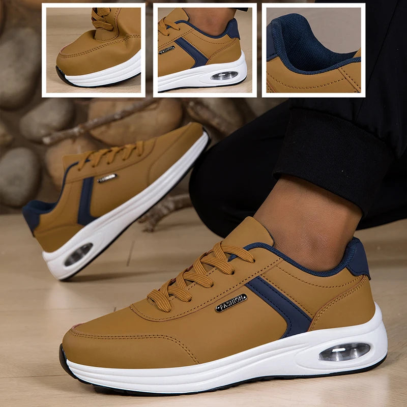 Chaussures Sport Homme Imperméables – Cuir & Tennis
